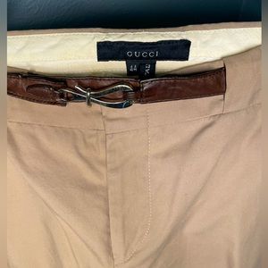 Women’s Gucci EU Size 44 Khaki Pants Bell Bottom 100% cotton